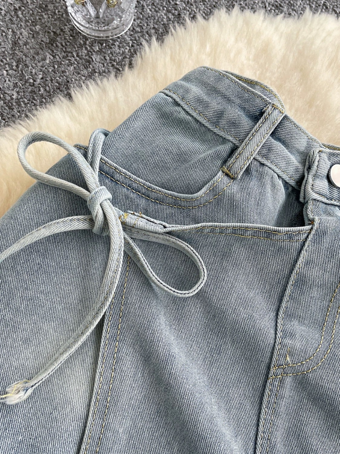 Presley denim skort DS126 images